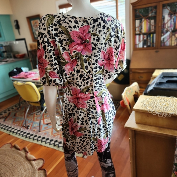 Vintage 1980s Mini Dress - Picture 4 of 10